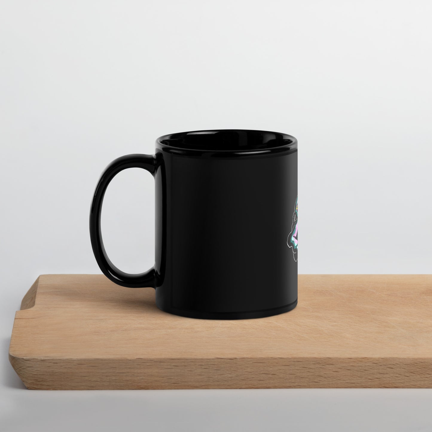 Glossy Black Spacejamz Mug