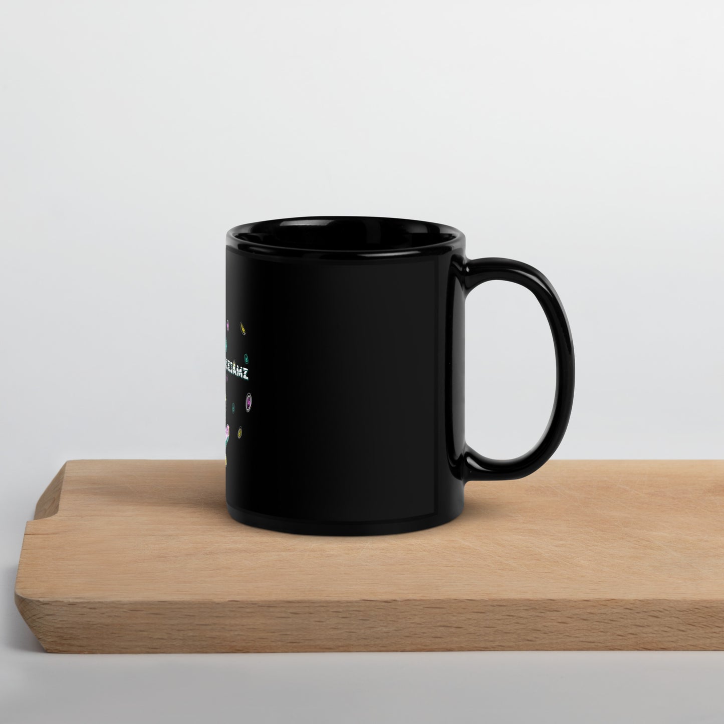 Glossy Black Spacejamz Mug