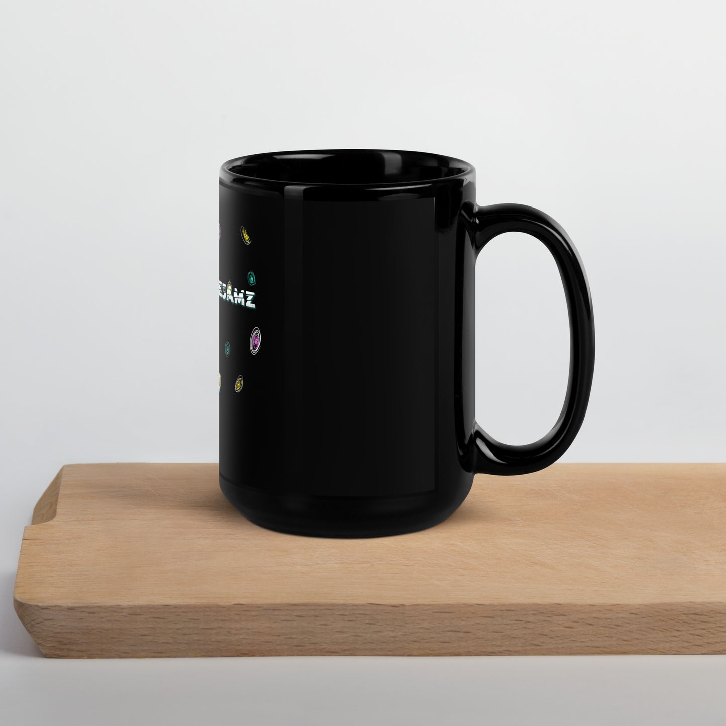 Glossy Black Spacejamz Mug