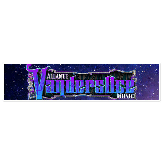 Vanderslice Bubble-free sticker (Allante Vanderslice Music)